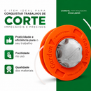 Carretel Automático de Nylon Reforçado Universal + BRINDE HOJE: Óculos de proteção