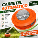 Carretel Automático de Nylon Reforçado Universal + BRINDE HOJE: Óculos de proteção